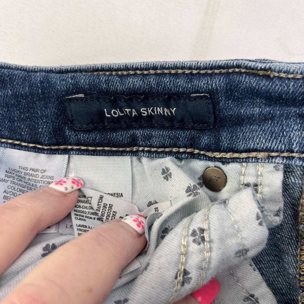 Lucky Brand Women's Skinny Jeans - Blue Denim‎ - Picture 6 of 6